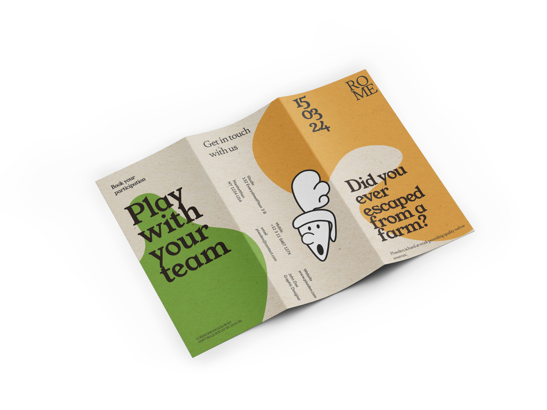 Mockup flyer Closer To Farm